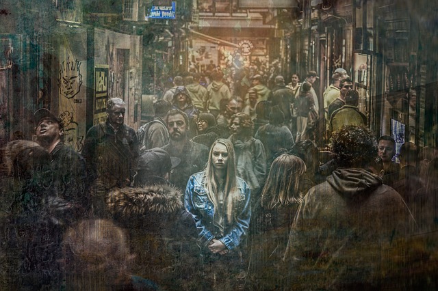deprimovaná dívka